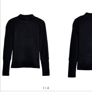 Free People The Rickie Mock Neck Sweater